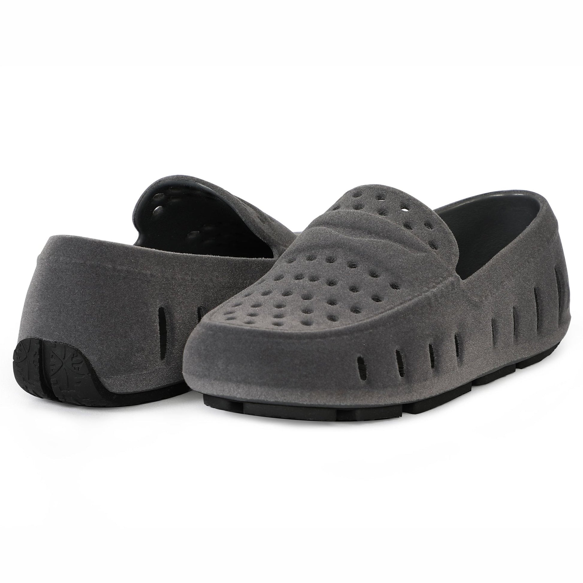 Kids Prodigy Slate Grey Black Loafers