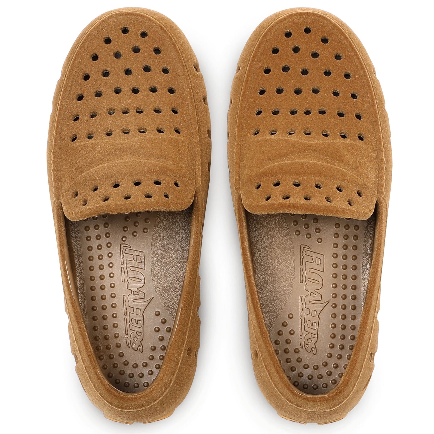 Kids Prodigy Dark Mocha Tan Suede Loafers