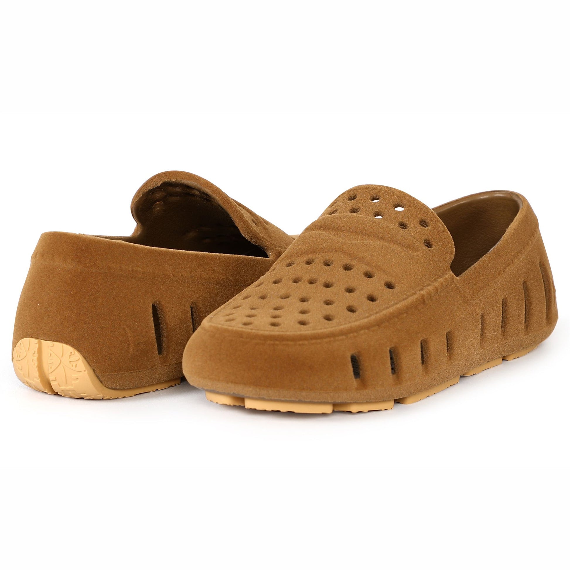Kids Prodigy Dark Mocha Tan Suede Loafers