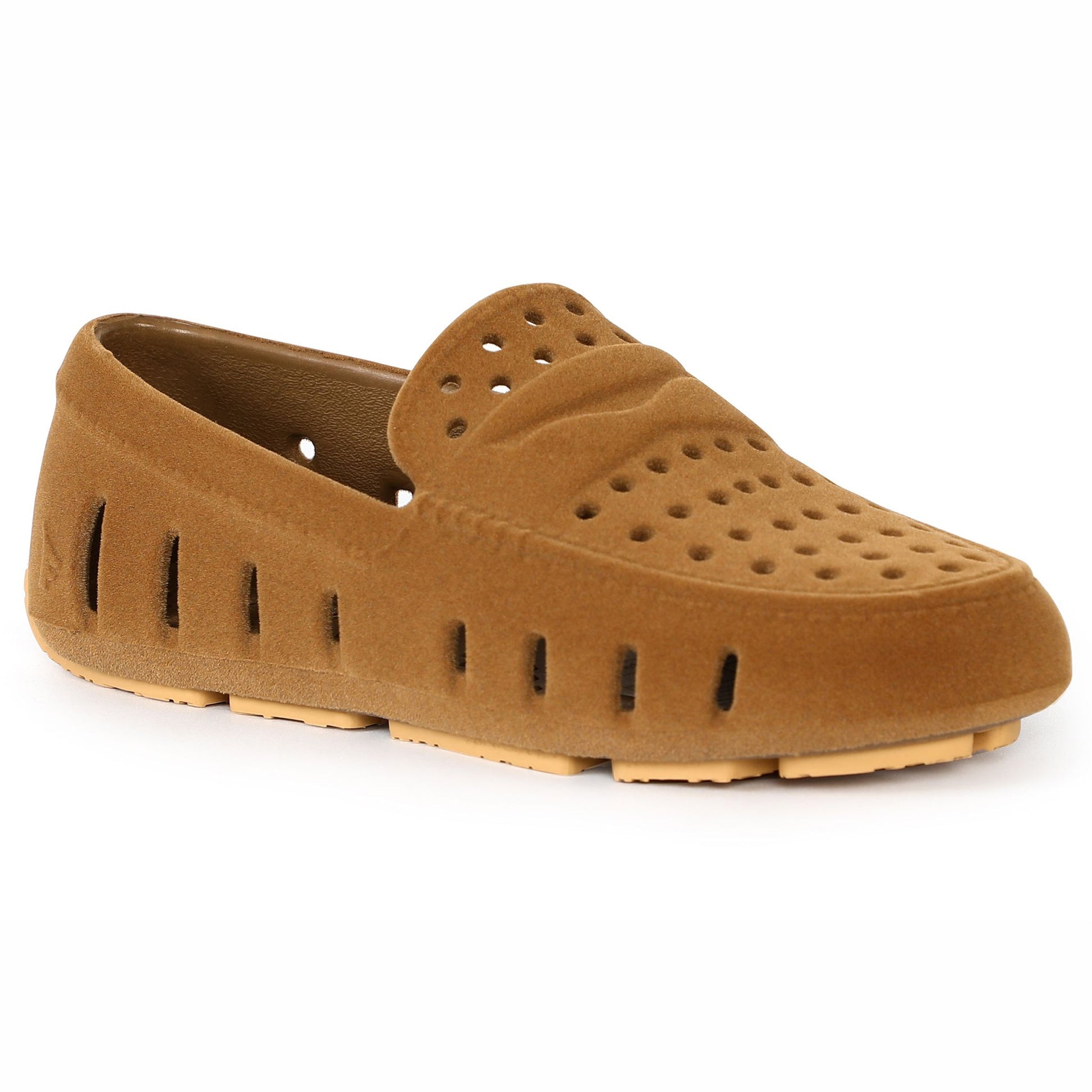 Kids Prodigy Dark Mocha Tan Suede Loafers