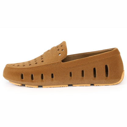 Kids Prodigy Dark Mocha Tan Suede Loafers