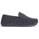 kids prodigy navy suede loafers