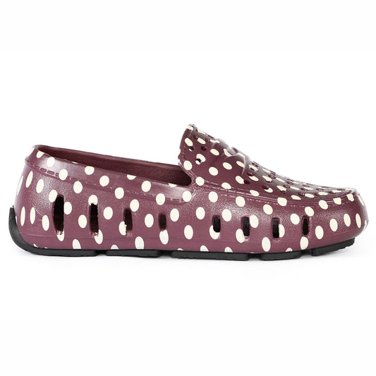 BURGUNDY/BLACK DOTS PRODIGY PRINT - FINAL SALE