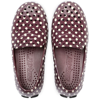 BURGUNDY/BLACK DOTS PRODIGY PRINT - FINAL SALE