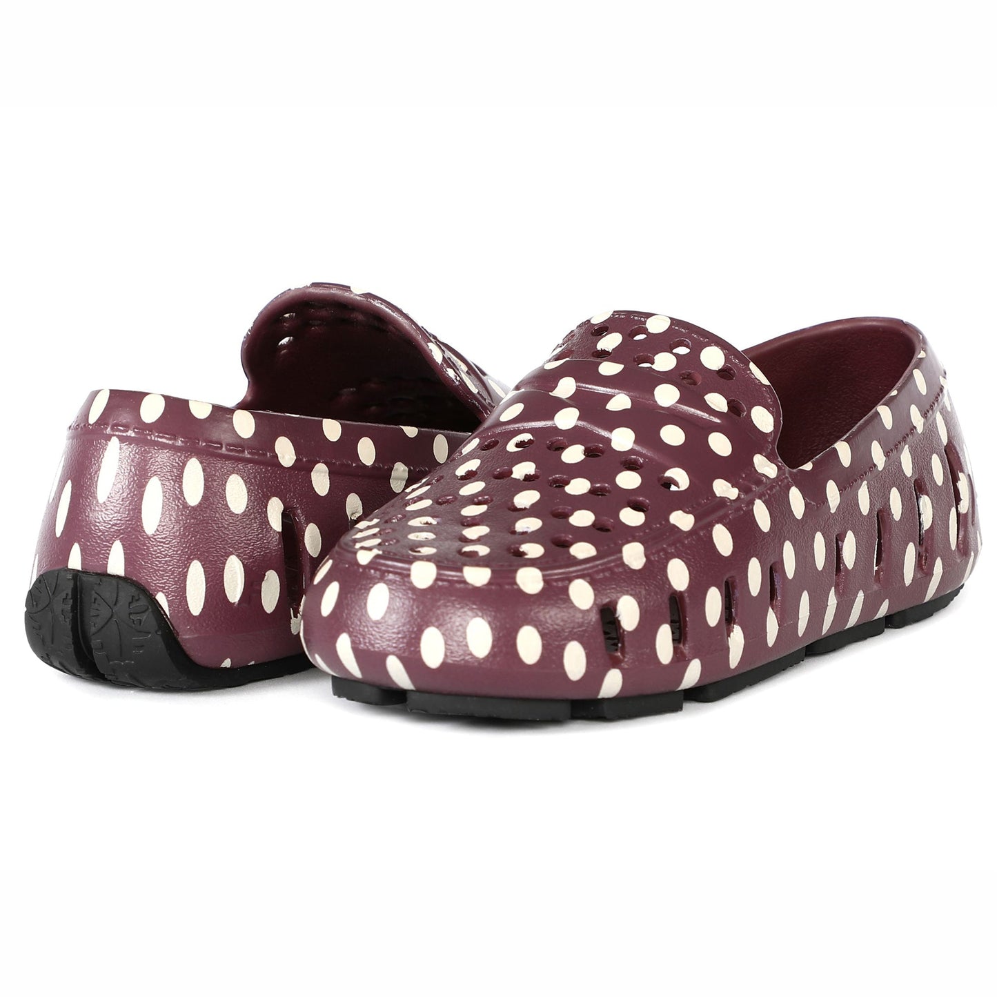 BURGUNDY/BLACK DOTS PRODIGY PRINT - FINAL SALE