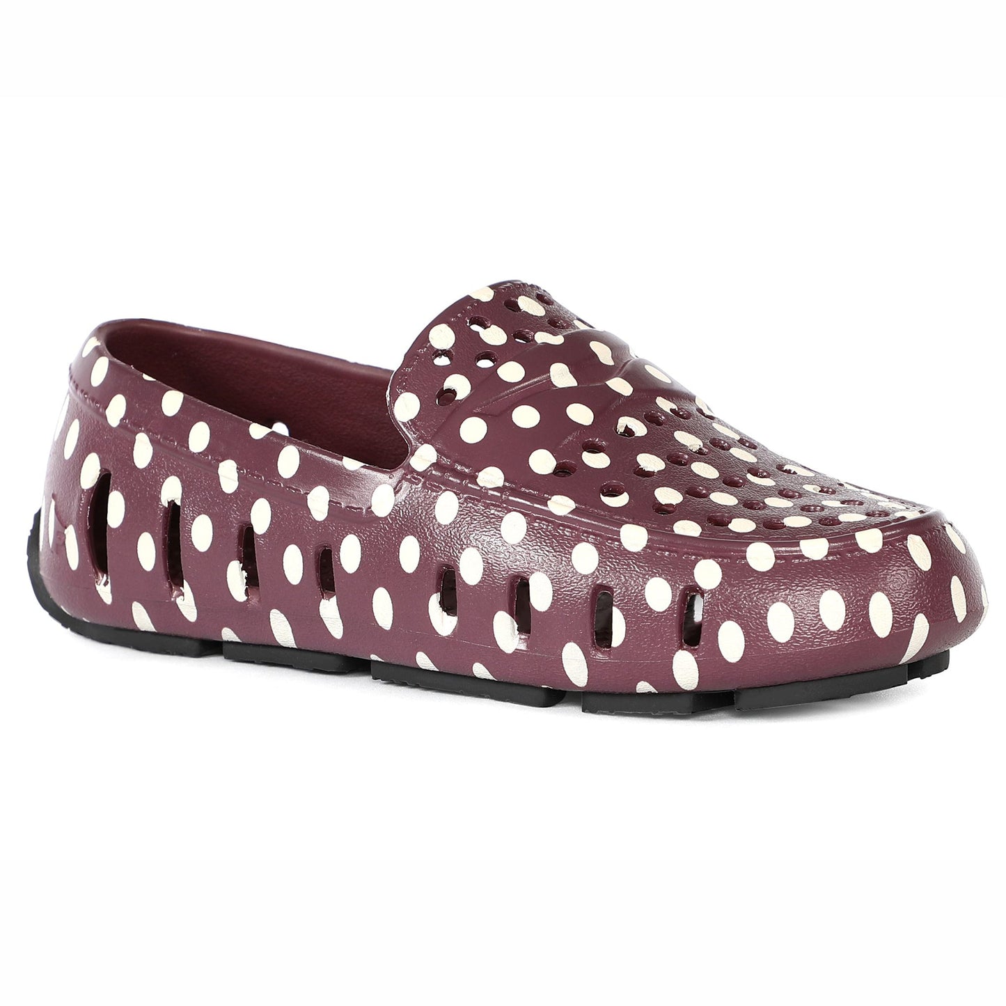 BURGUNDY/BLACK DOTS PRODIGY PRINT - FINAL SALE