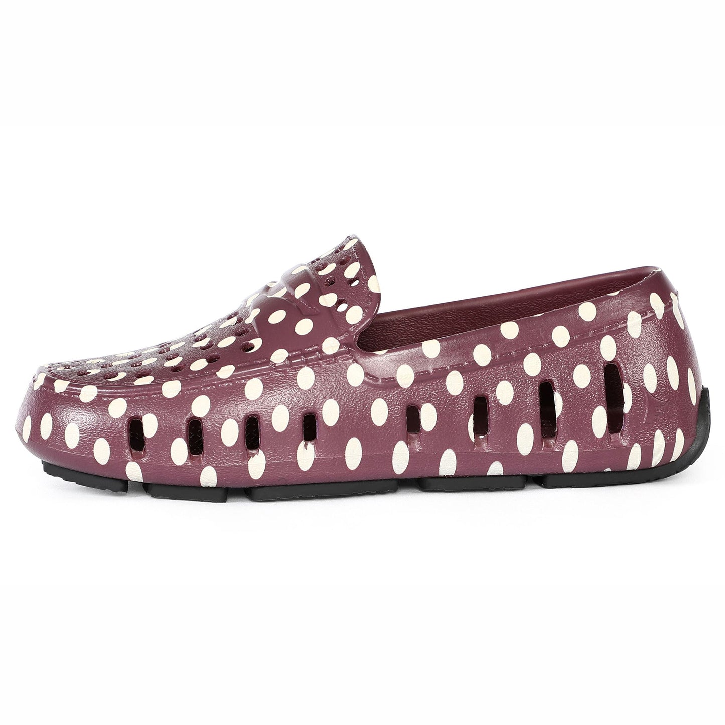 BURGUNDY/BLACK DOTS PRODIGY PRINT - FINAL SALE
