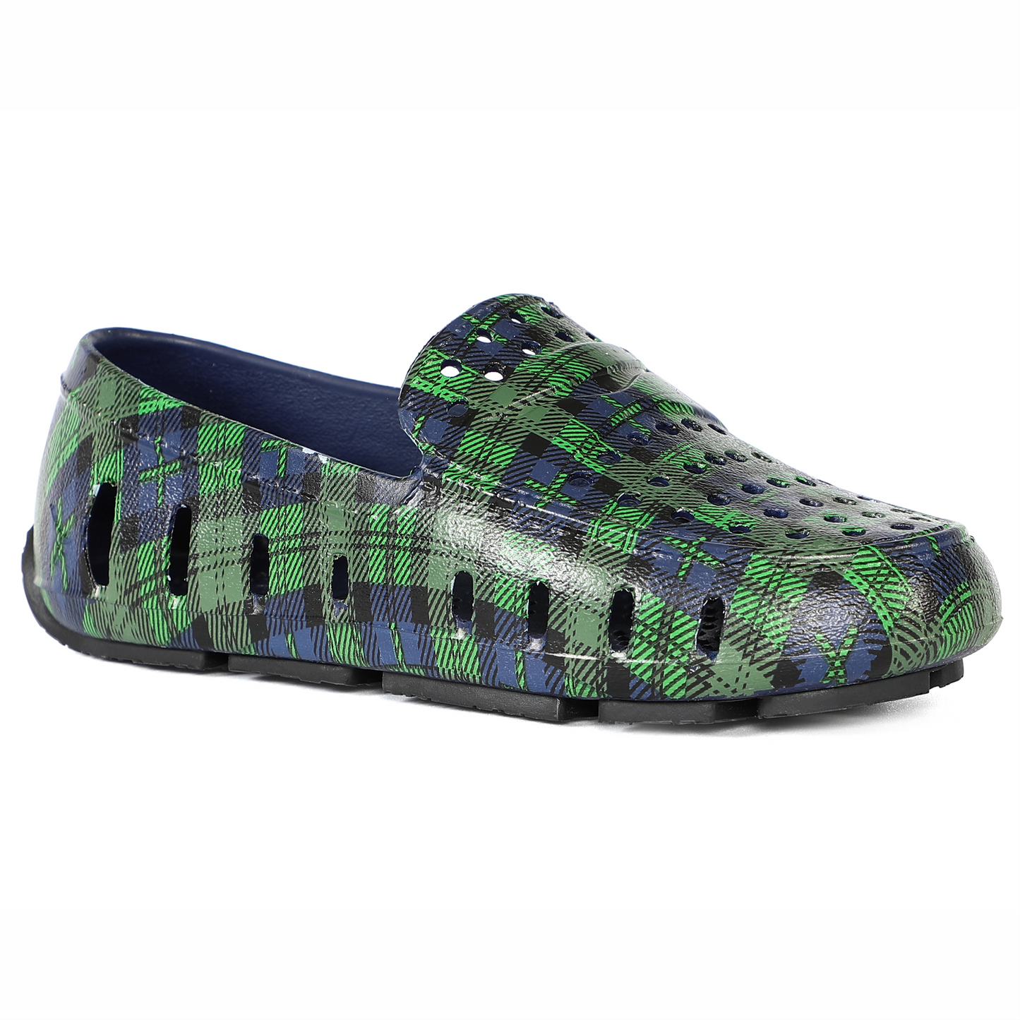 NAVY MULTI/BLACK PLAID PRODIGY PRINT - FINAL SALE