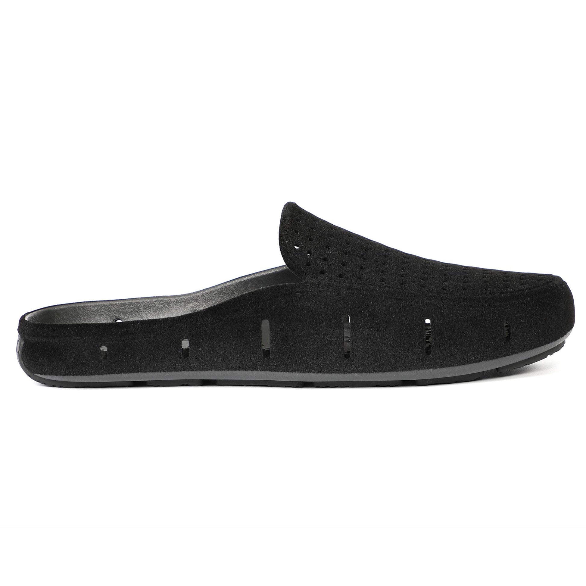 Men’s Sunset Slide 3.0 Foam Shoe | Black Vegan Suede