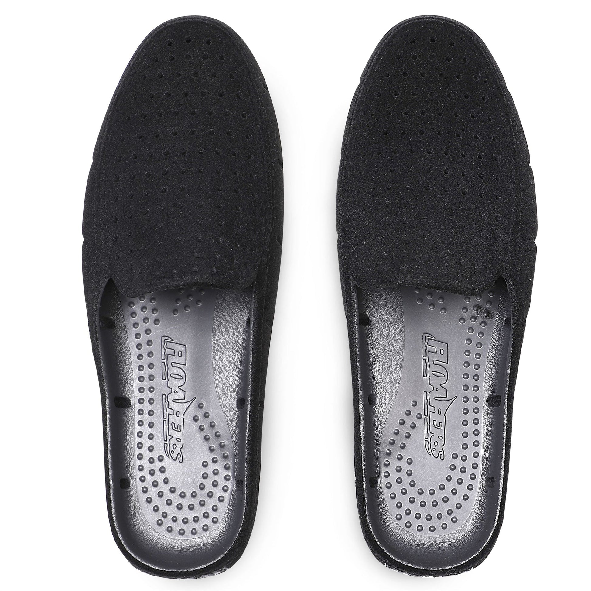 Men’s Sunset Slide 3.0 Foam Shoe | Black Vegan Suede