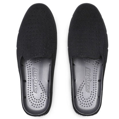 Men’s Sunset Slide 3.0 Foam Shoe | Black Vegan Suede