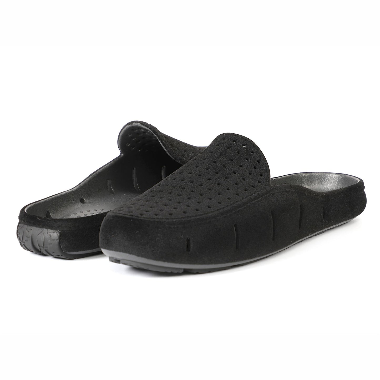 Men’s Sunset Slide 3.0 Foam Shoe | Black Vegan Suede
