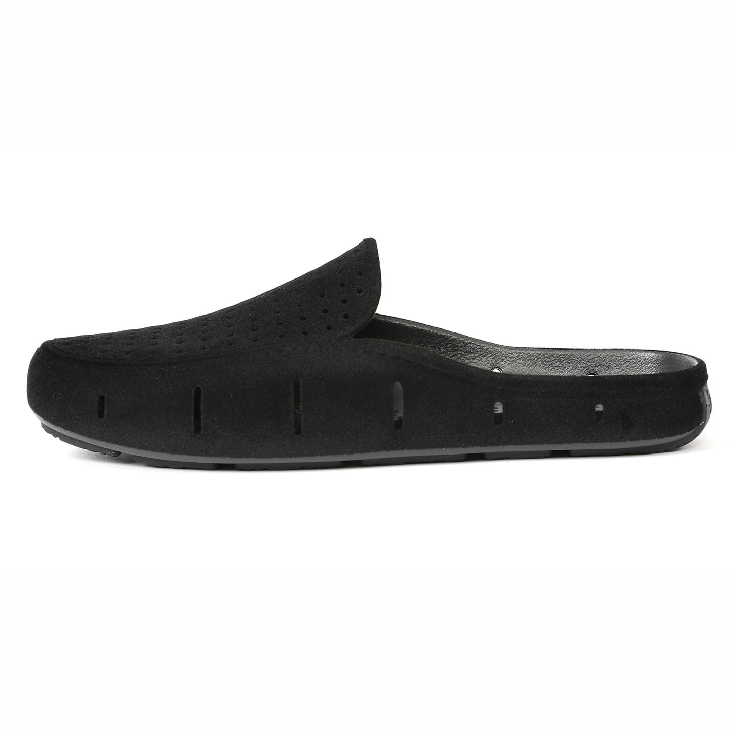 Men’s Sunset Slide 3.0 Foam Shoe | Black Vegan Suede