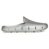 silver metallic/bright white mens sunset slide