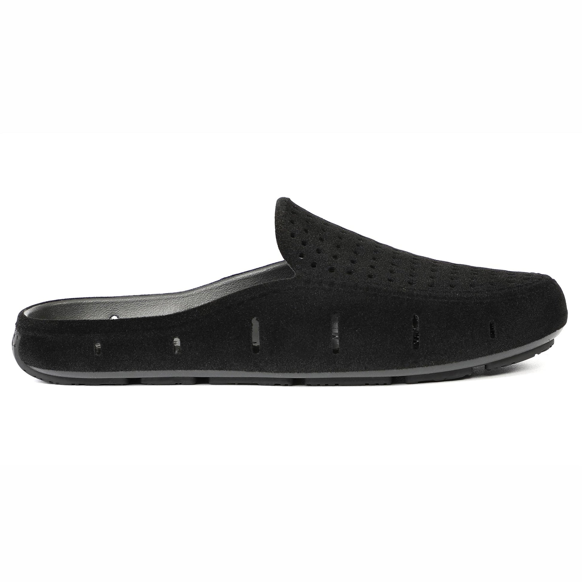 Women’s Sunset Slide 3.0 Foam Shoe | Black Vegan Suede