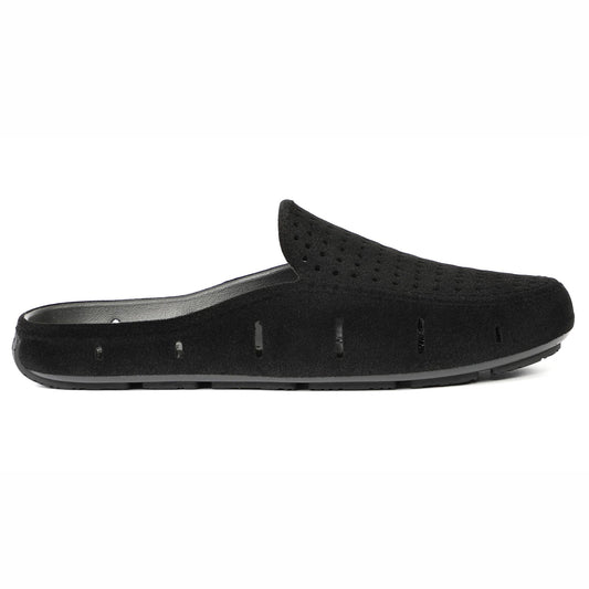 Women’s Sunset Slide 3.0 Foam Shoe | Black Vegan Suede
