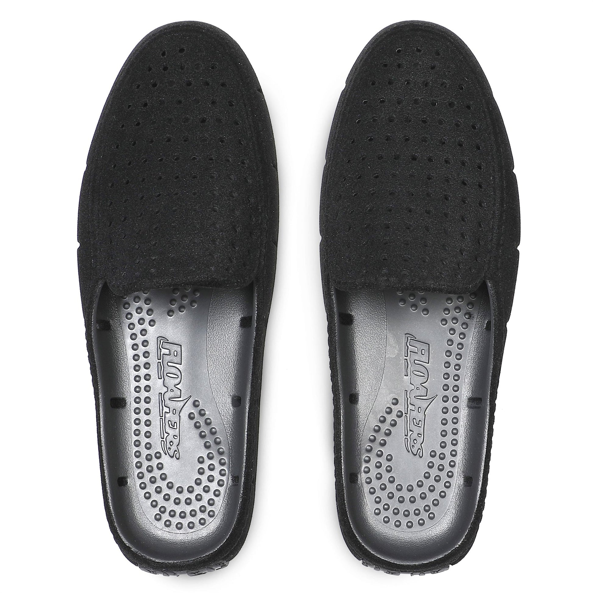 Women’s Sunset Slide 3.0 Foam Shoe | Black Vegan Suede