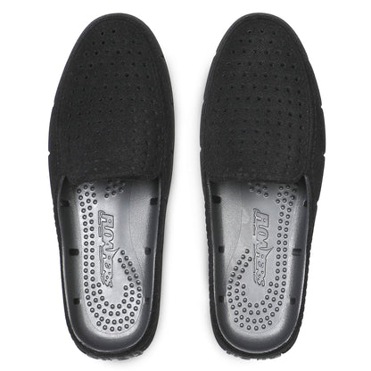 Women’s Sunset Slide 3.0 Foam Shoe | Black Vegan Suede