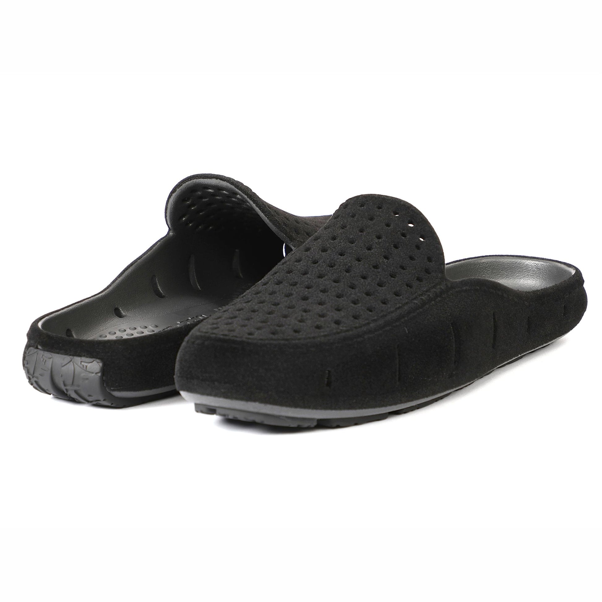 Women’s Sunset Slide 3.0 Foam Shoe | Black Vegan Suede