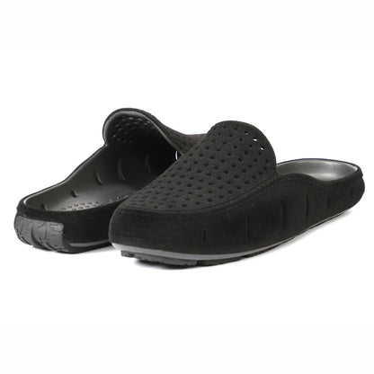 Women’s Sunset Slide 3.0 Foam Shoe | Black Vegan Suede