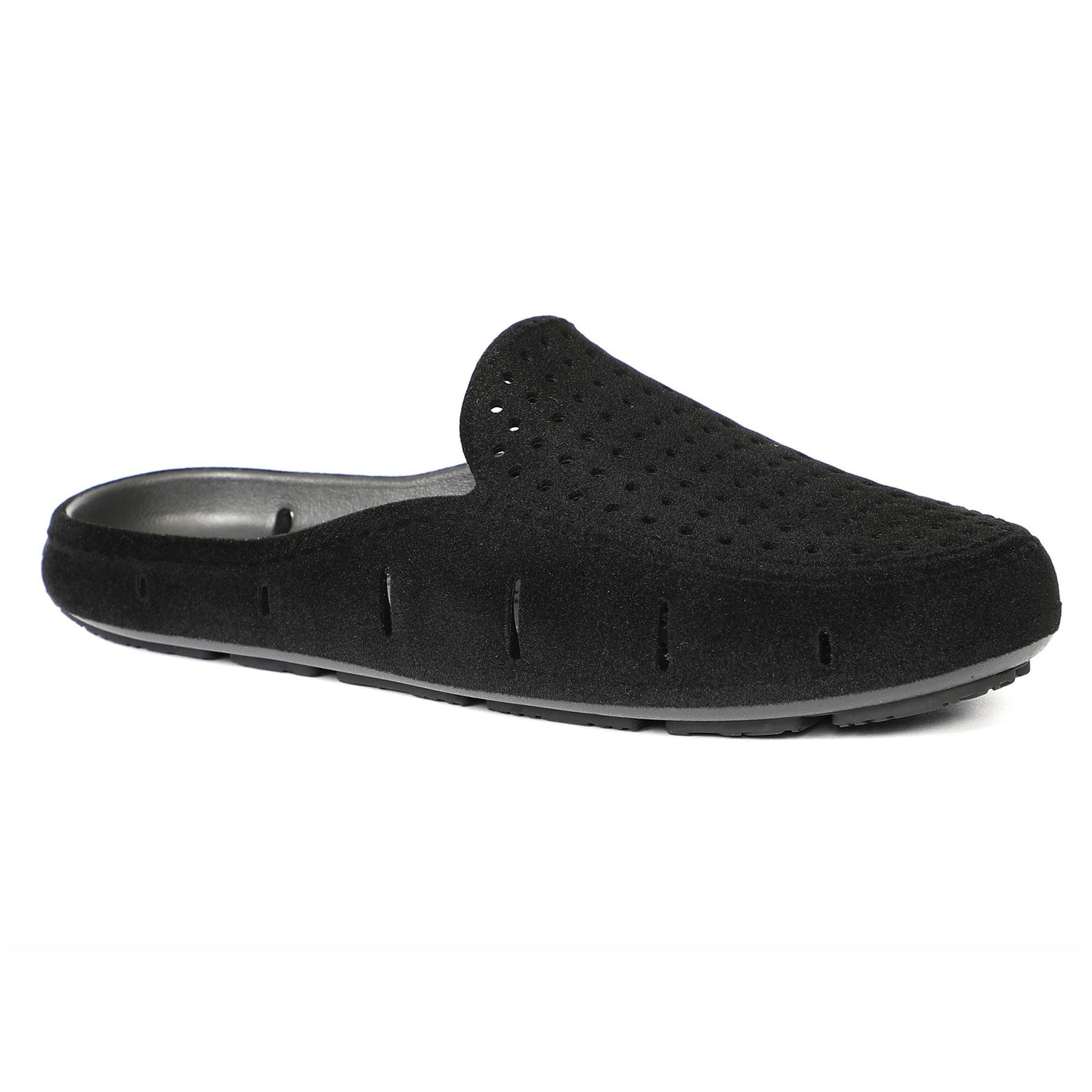 Women’s Sunset Slide 3.0 Foam Shoe | Black Vegan Suede