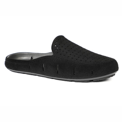 Women’s Sunset Slide 3.0 Foam Shoe | Black Vegan Suede