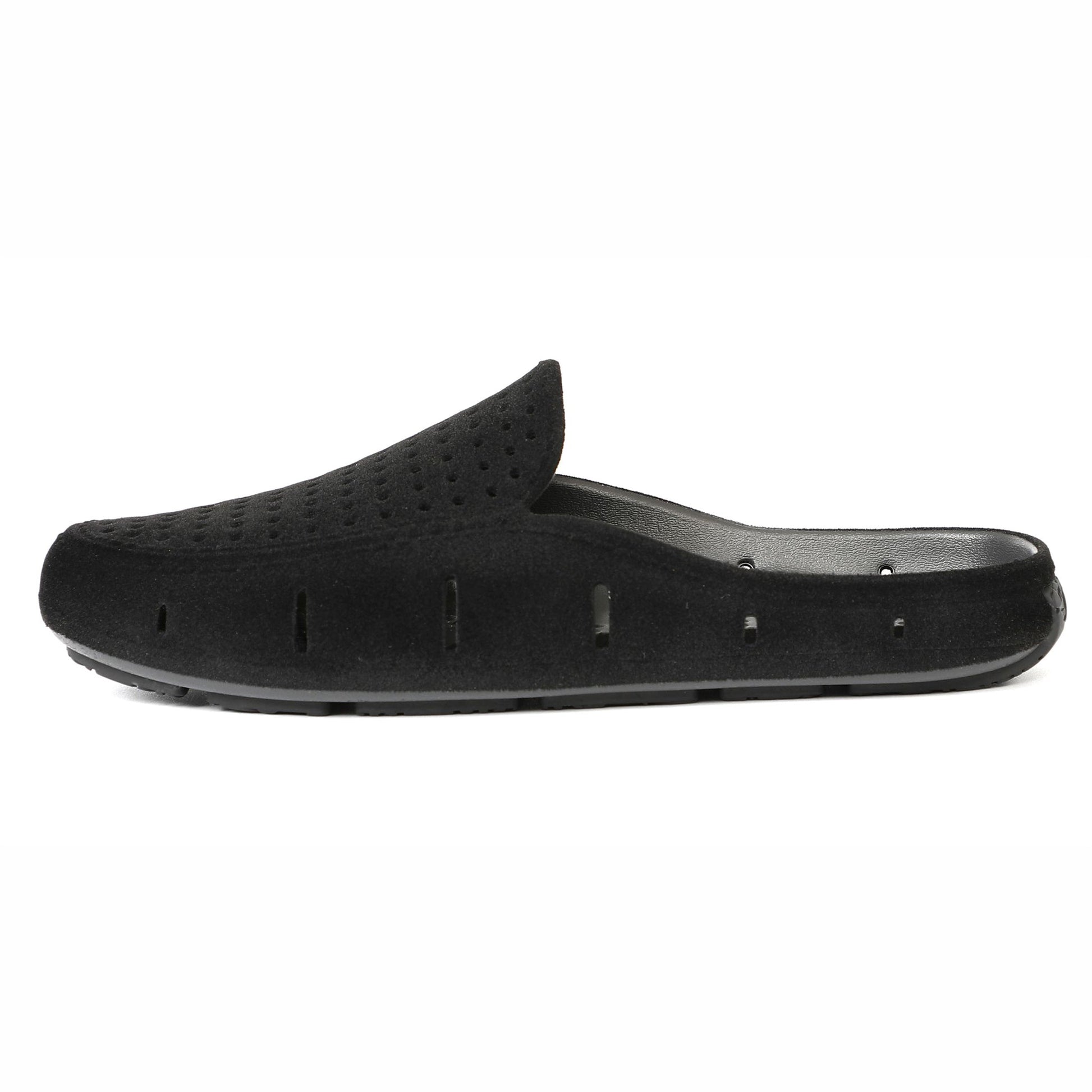 Women’s Sunset Slide 3.0 Foam Shoe | Black Vegan Suede