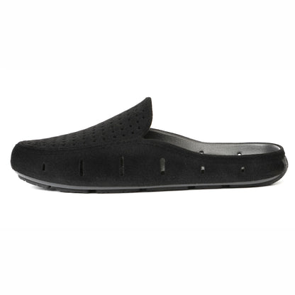 Women’s Sunset Slide 3.0 Foam Shoe | Black Vegan Suede
