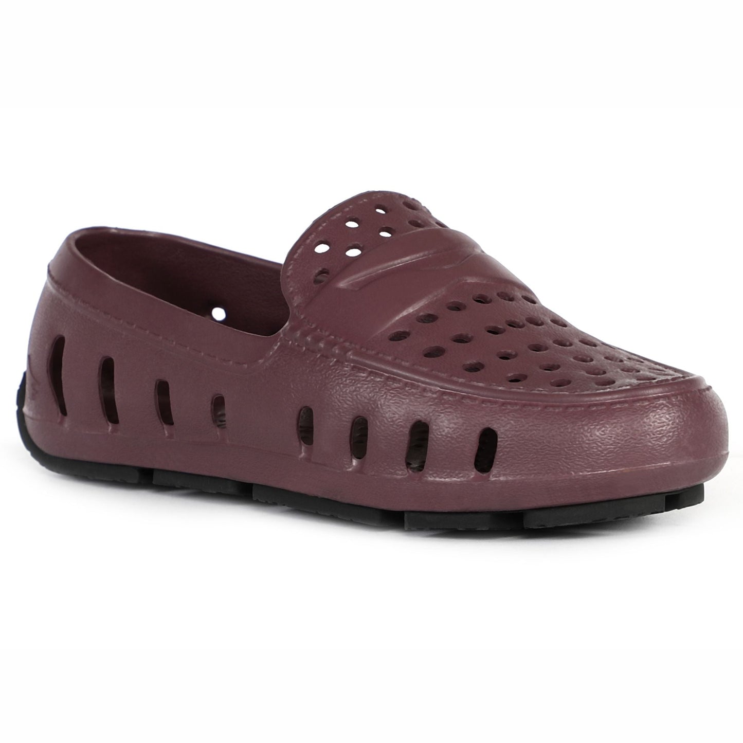 Kids Prodigy Maroon/Black Loafer
