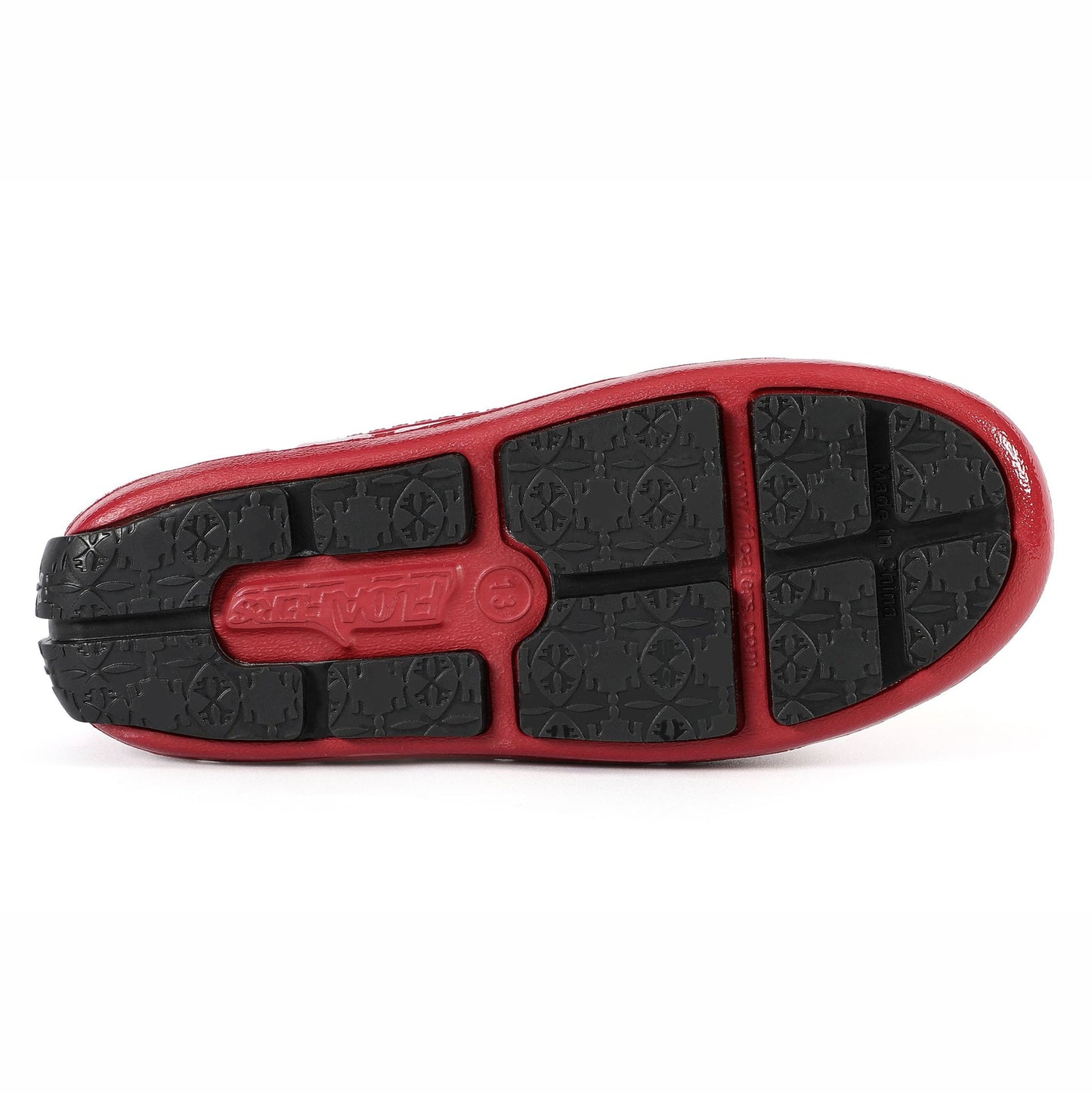 Kid’s Prodigy Driver Foam Shoe | Patent Red/Black