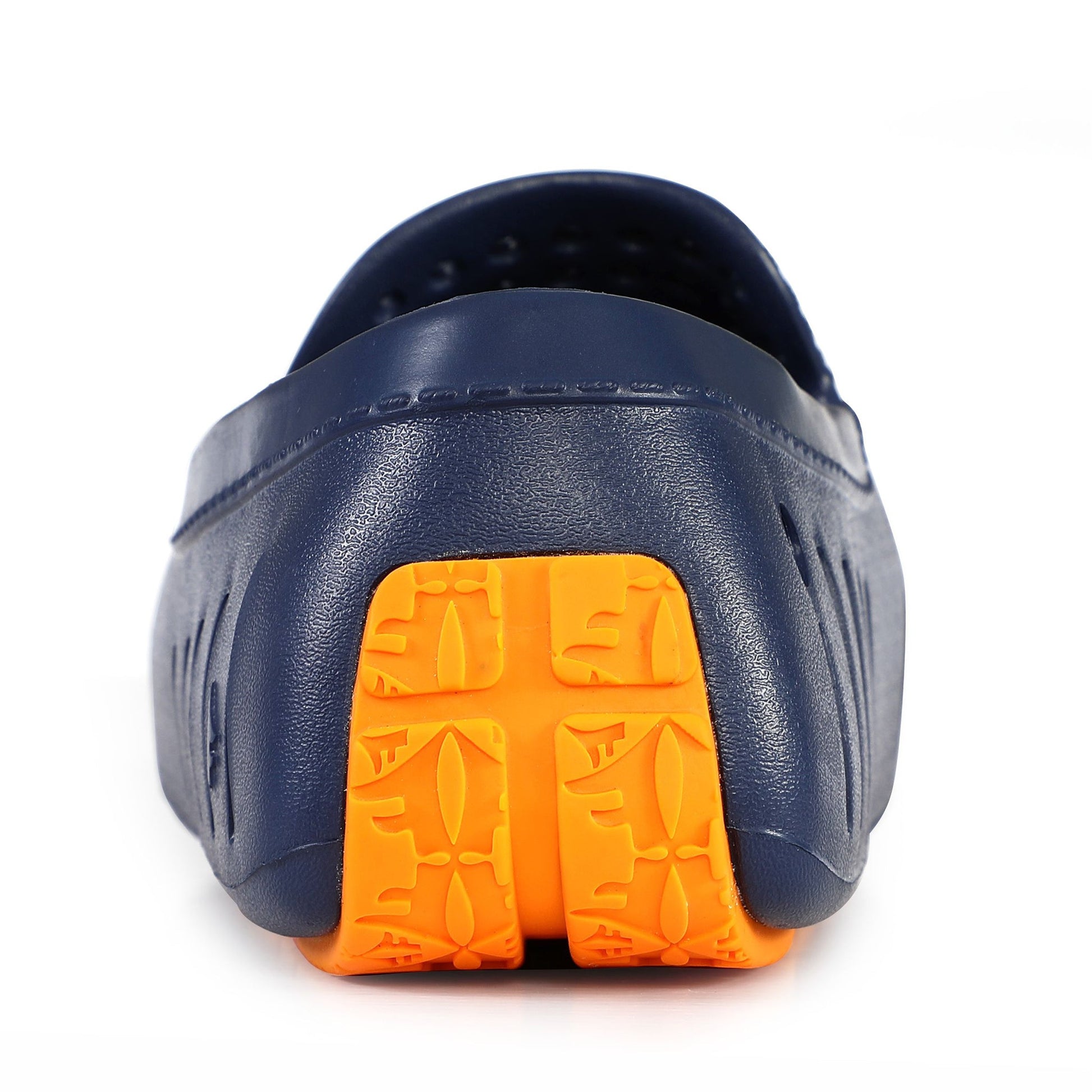 Men's Country Club Navy Peony Flame Orange Loafers