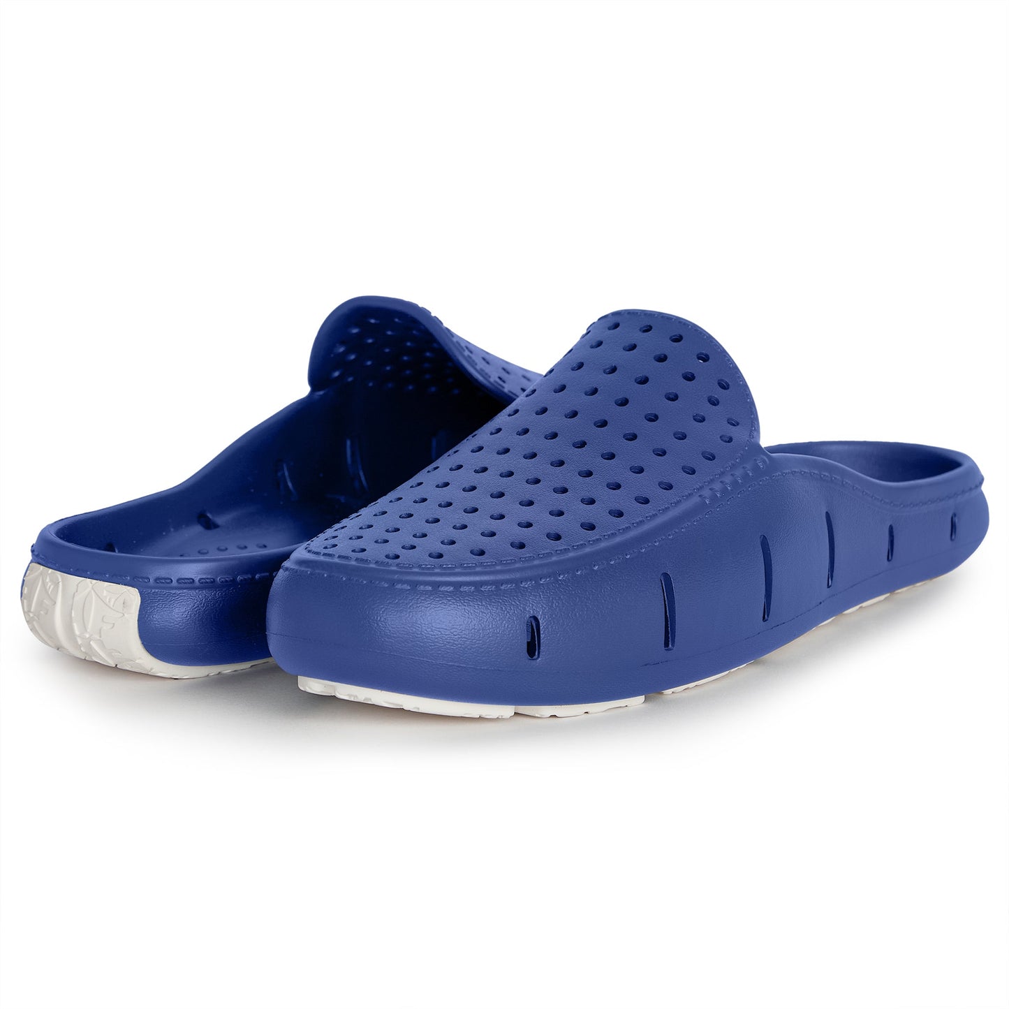 NAVY PEONY/BRIGHT WHITE MENS SUNSET SLIDE