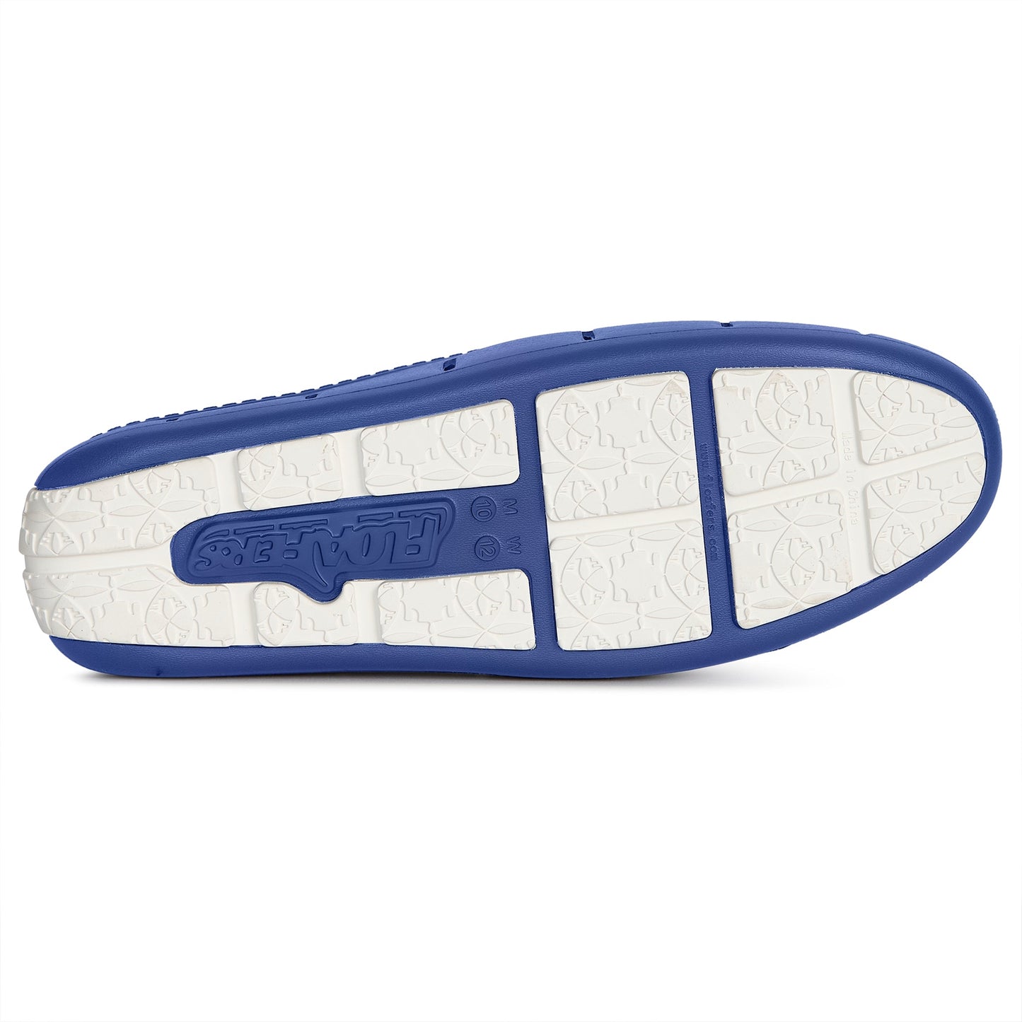 NAVY PEONY/BRIGHT WHITE MENS SUNSET SLIDE