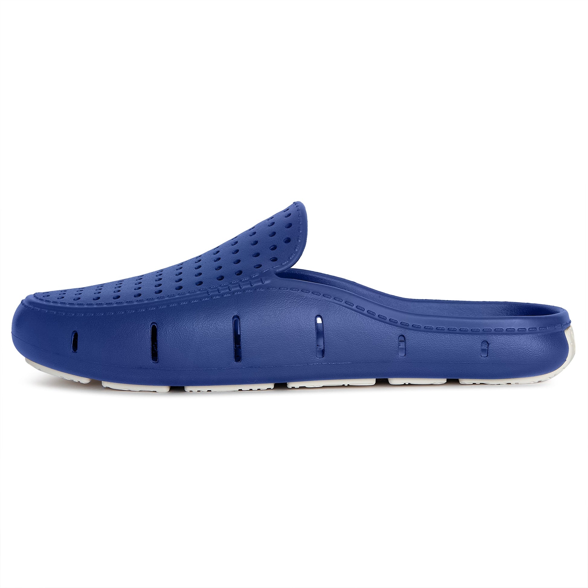 NAVY PEONY/BRIGHT WHITE MENS SUNSET SLIDE