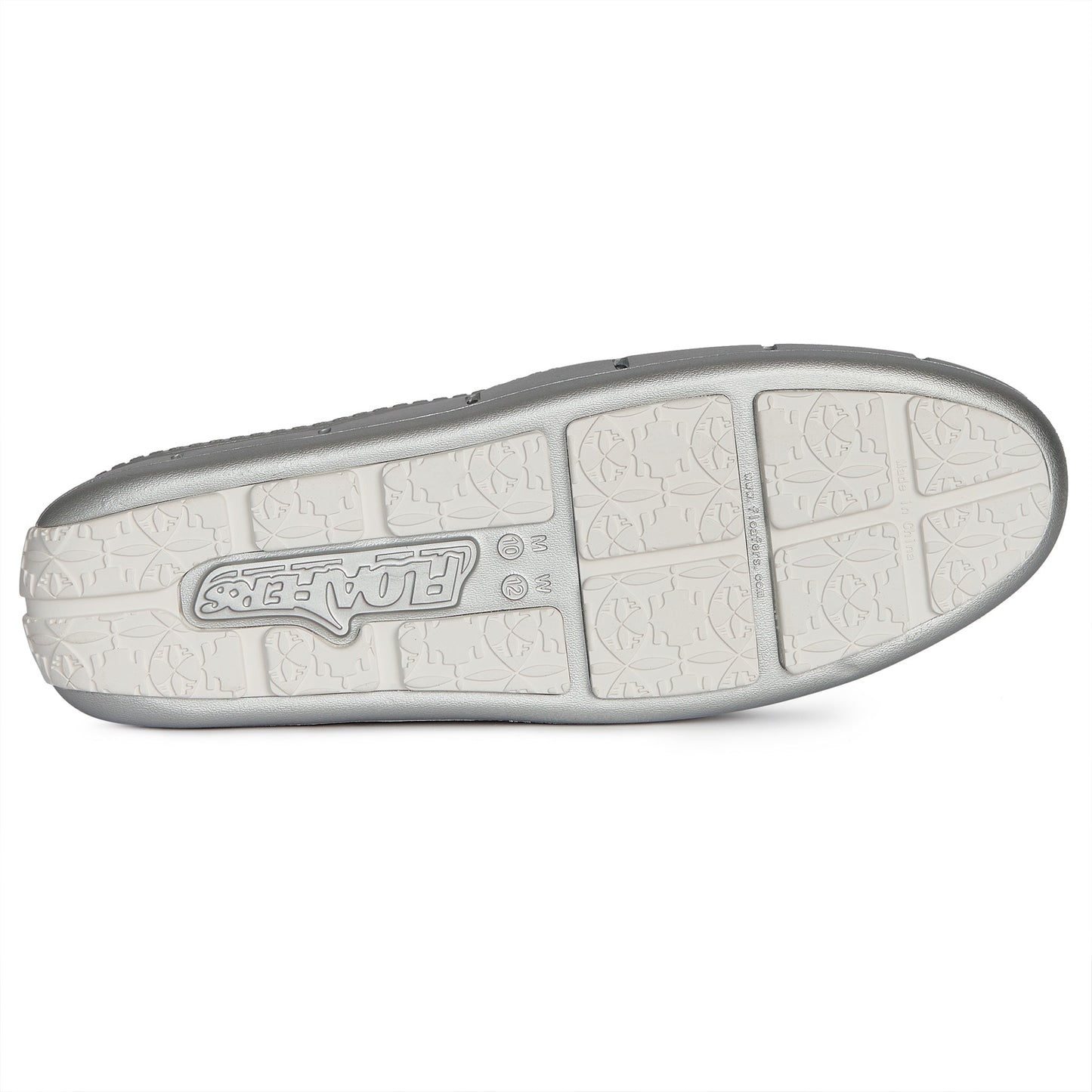 Men’s Sunset Slide Foam Shoe | Silver Metallic/Bright White