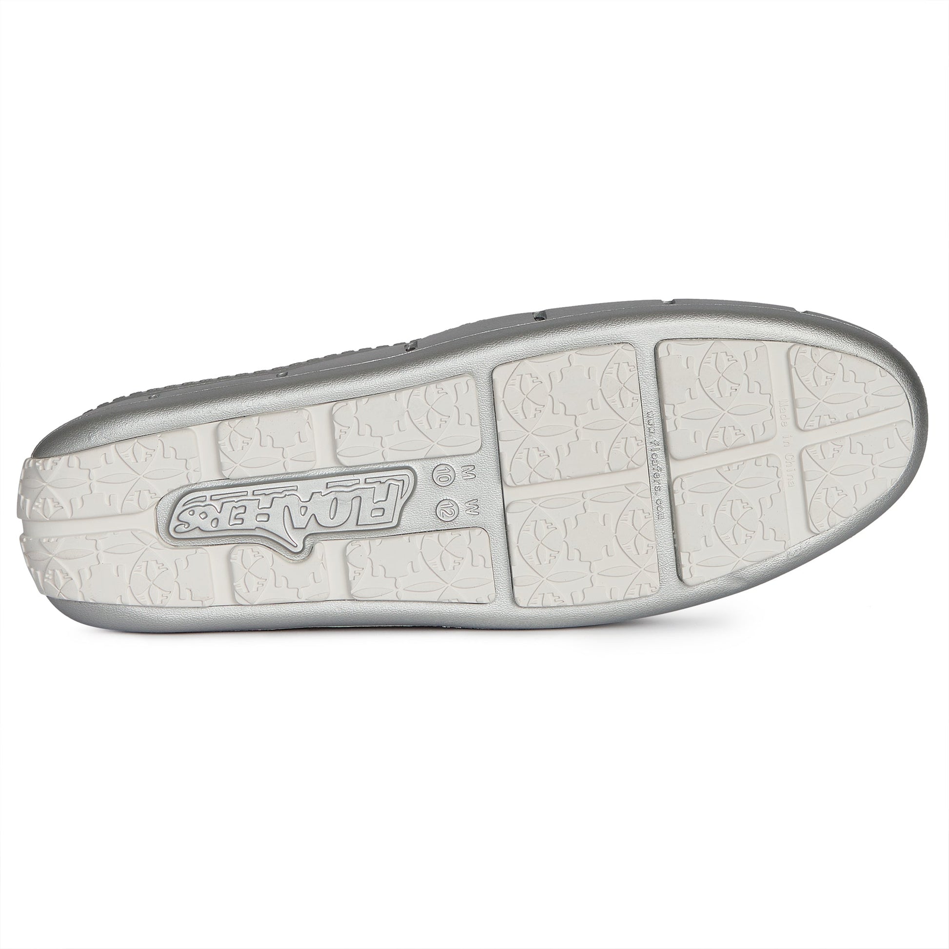 Men’s Sunset Slide Foam Shoe | Silver Metallic/Bright White