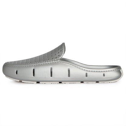Men’s Sunset Slide Foam Shoe | Silver Metallic/Bright White