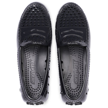 Women's Posh Black Patent Loafers