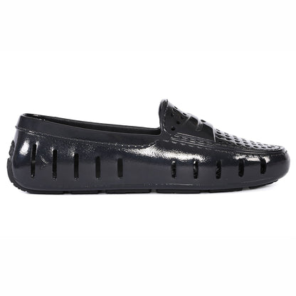 women s posh black patent loafers,5