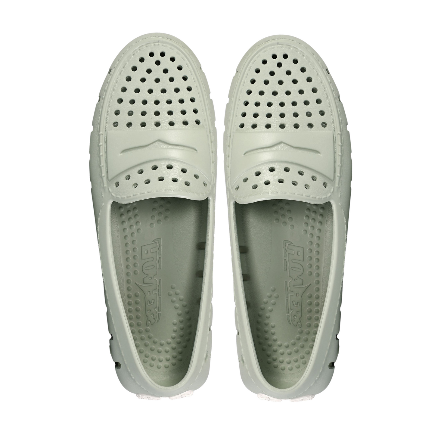 Women's Posh Seafoam Bright White Loafers
