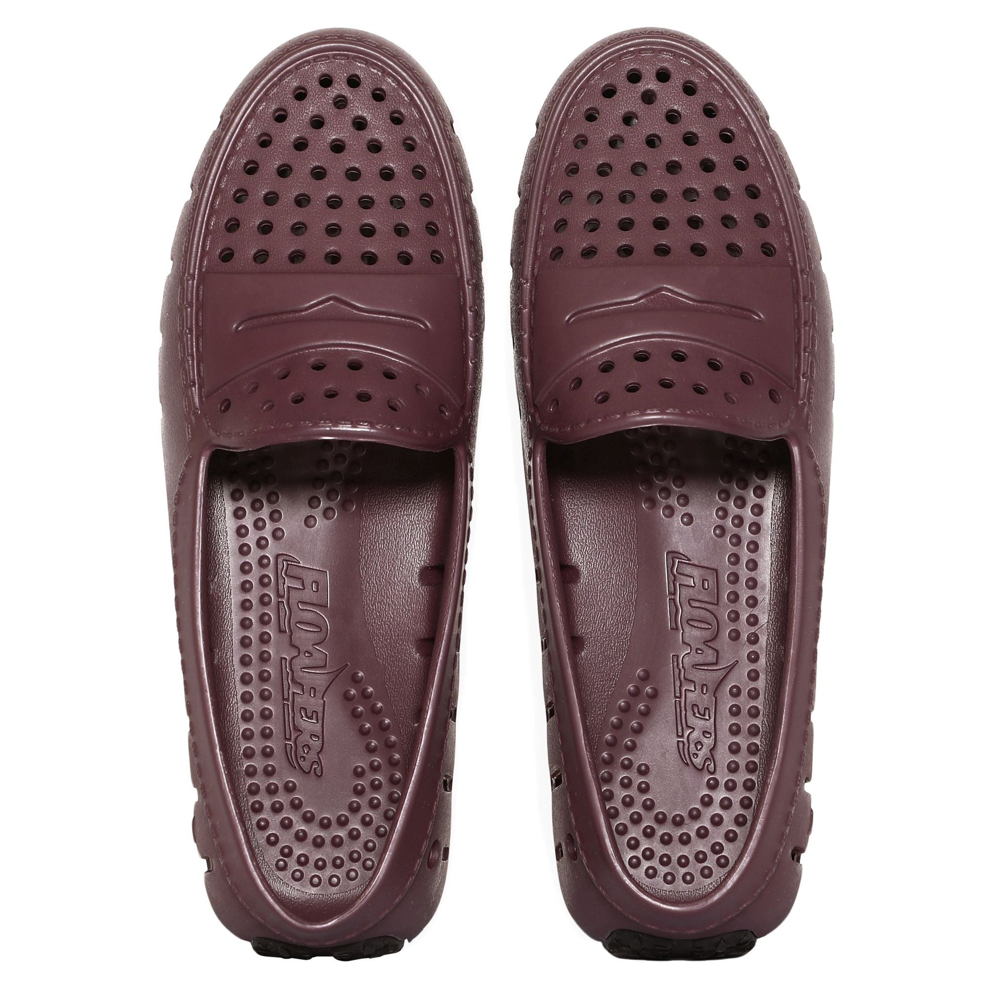 Women's Posh Maroon/Black Loafers