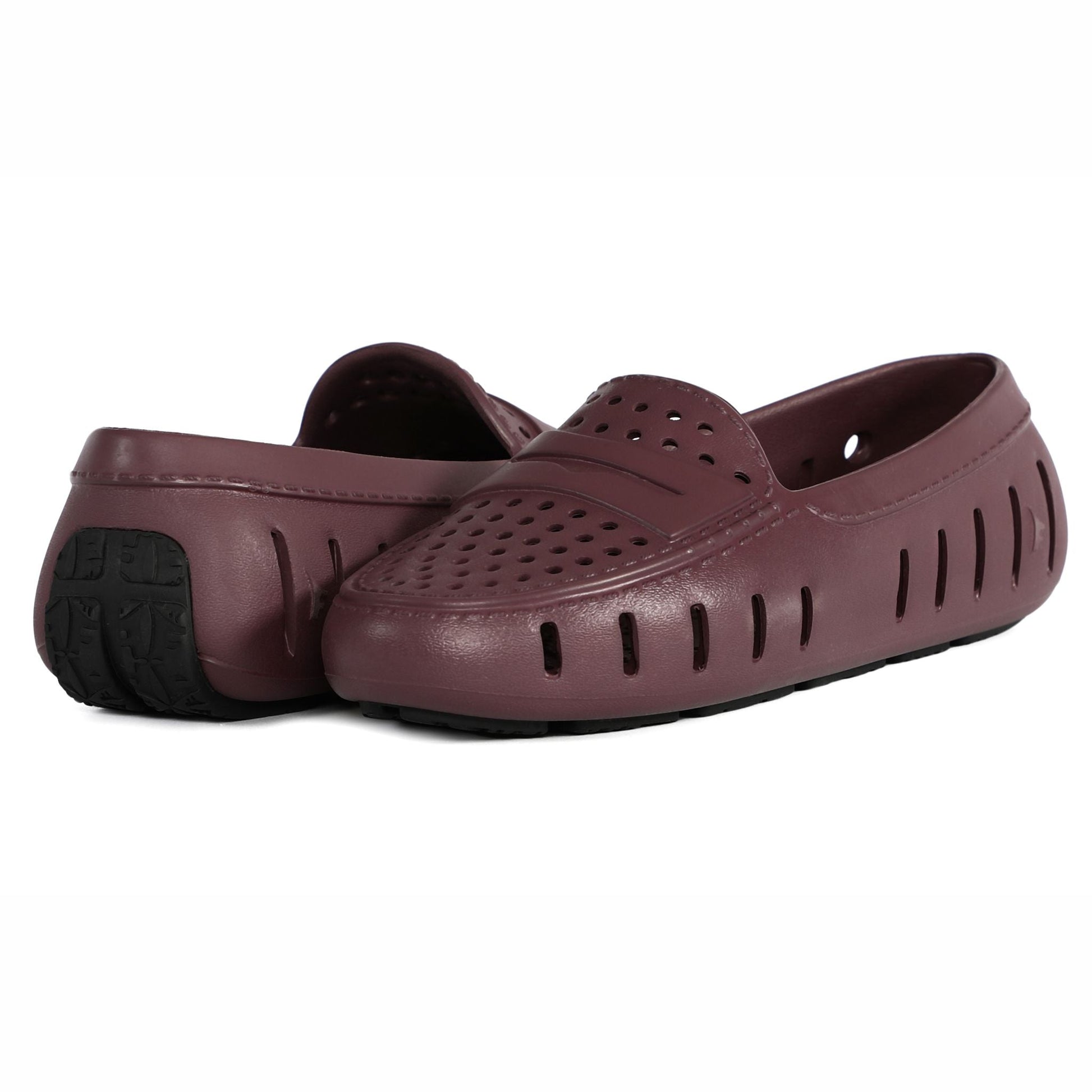 Women's Posh Maroon/Black Loafers