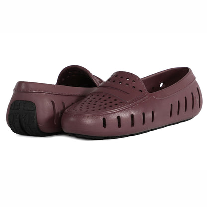 Women's Posh Maroon/Black Loafers