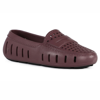 Women's Posh Maroon/Black Loafers