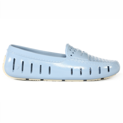 women s posh alaskan blue patent loafers,5
