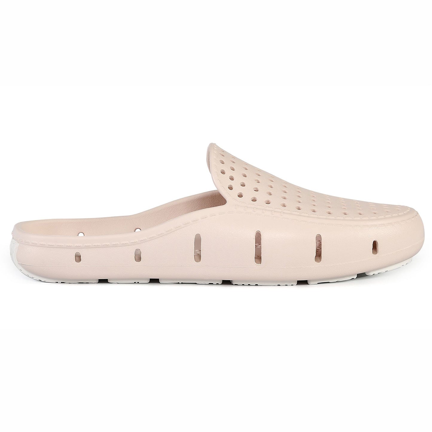 cream pink/bright white womens sunset slide,5