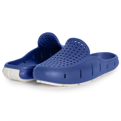 Women's Sunset Slide Foam Shoe | Navy Peony/Bright White