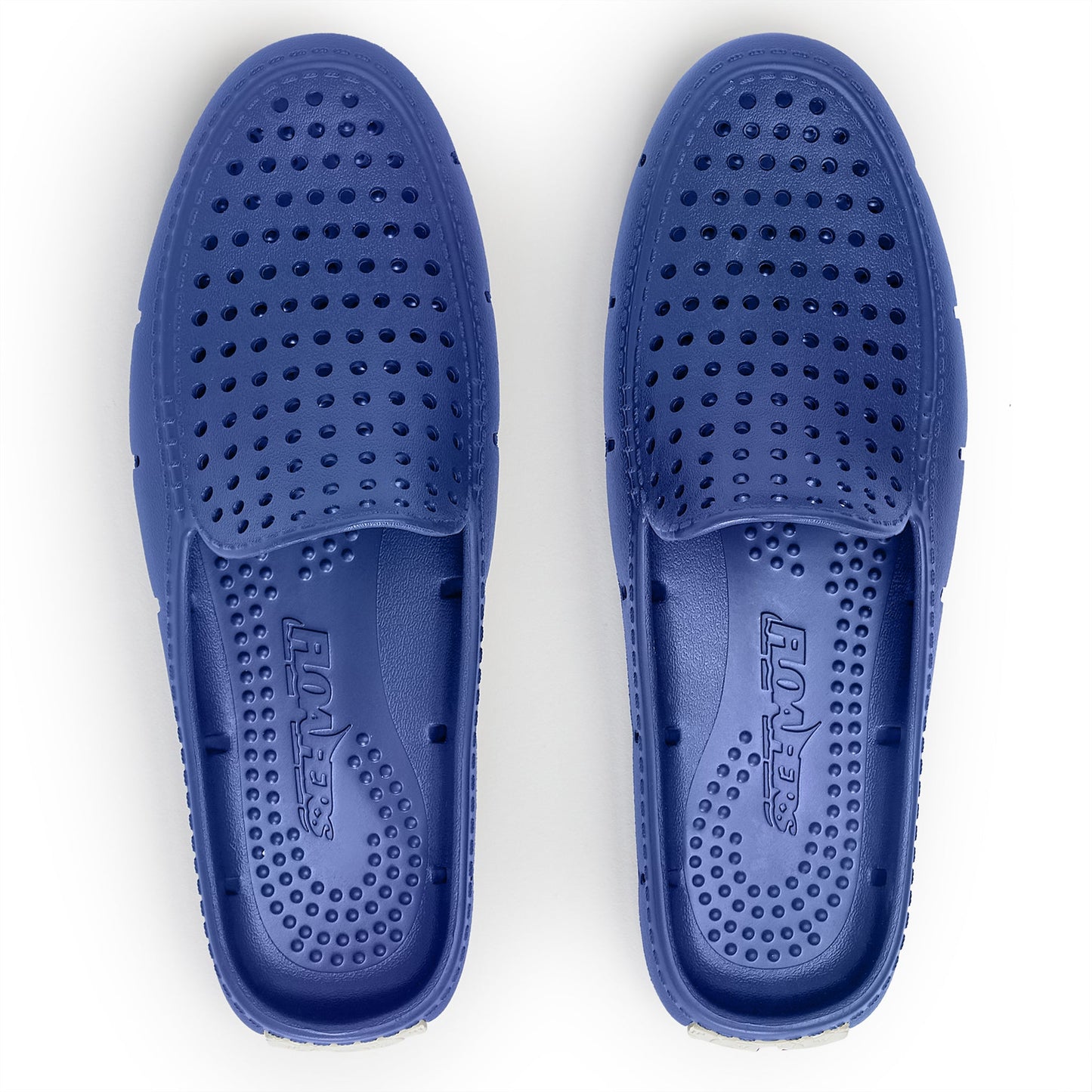 Women's Sunset Slide Foam Shoe | Navy Peony/Bright White