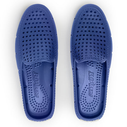 Women's Sunset Slide Foam Shoe | Navy Peony/Bright White