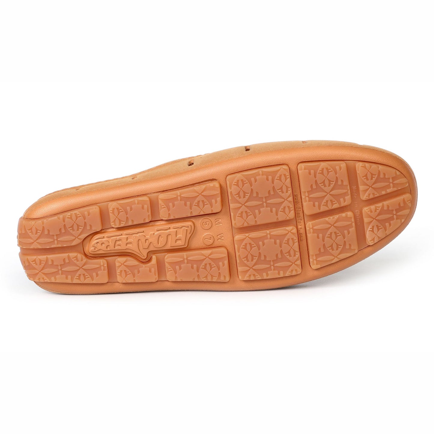 COGNAC VEGAN SUEDE WOMENS SUNSET SLIDE